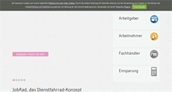 Desktop Screenshot of jobrad.org